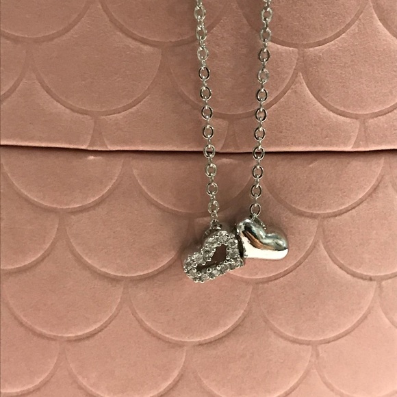 Jewelry - 🌟Double Heart ❤️ Cubic Zirconia Necklace